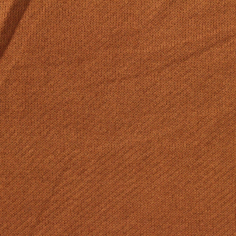 Rust Marl French Terry, Poly-Cotton