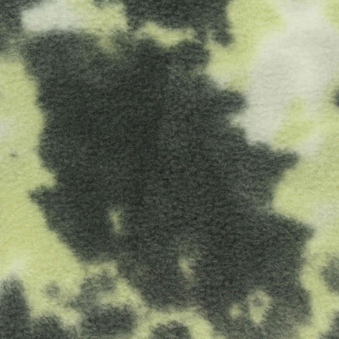 Dark Grey-Green Camo Fleece, Polyester