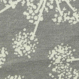Bold Floral Modal Stretch Jersey Knit Fabric, 165 gsm, 165 cm — Grey — texture