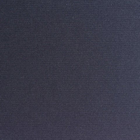 Polyester Viscose Stretch Interlock Knit Fabric, 260 gsm, 160 cm — Navy