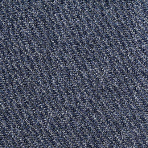 Blue-Grey Marl Interlock Knit, Cotton-Poly