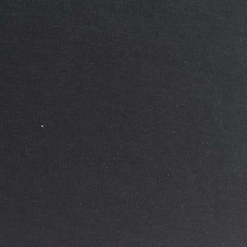 Viscose Stretch Jersey Knit Fabric, 230 gsm, 165 cm — Black