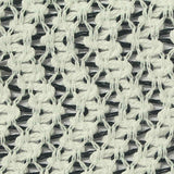 Cream Geometric Warp Knit, Poly-Cotton — texture