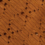 Orange Diagonal-Line Jacquard, Cotton-Poly — texture