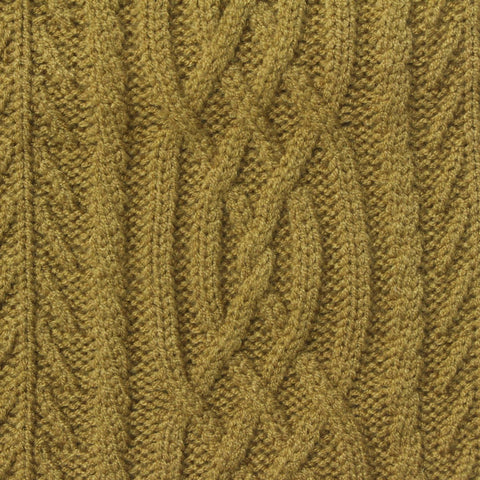 Olive Chevron Jacquard, Viscose-Poly