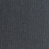 Viscose Stretch Rib Knit Fabric, 325 gsm, 110 cm — Navy — texture