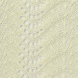 Cream Openwork Knit, Cotton-Poly