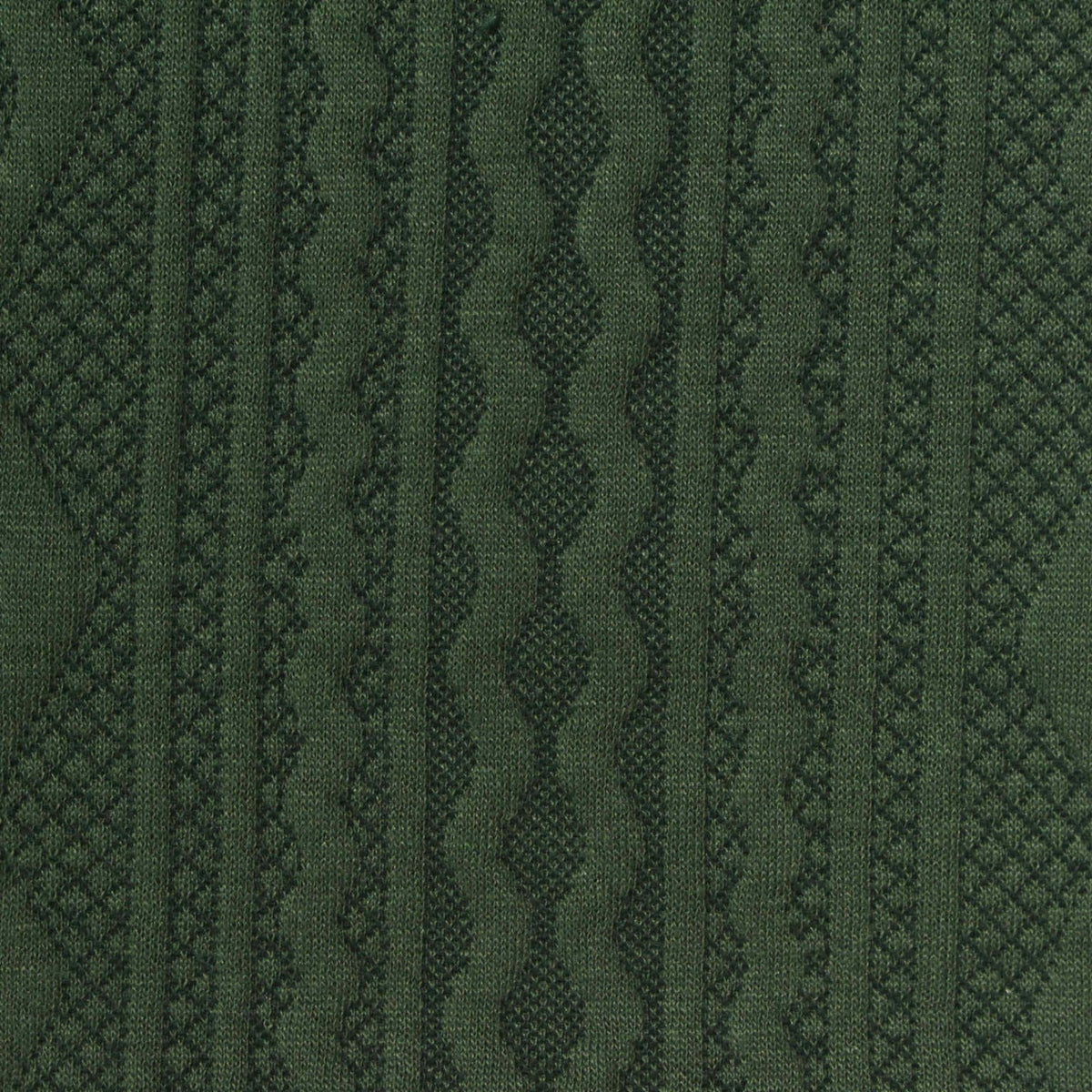 Green Diamond Interlock Knit, Polyester