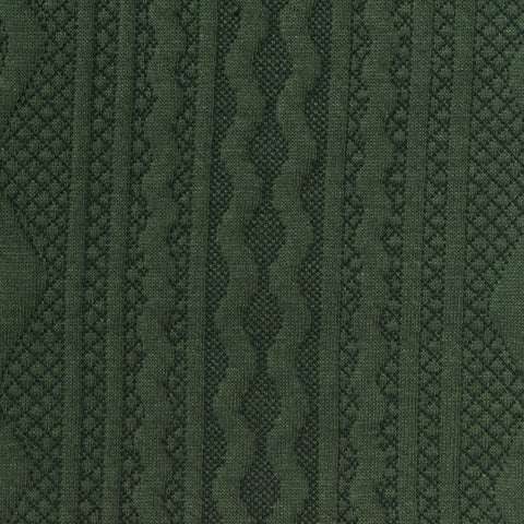 Green Diamond Interlock Knit, Polyester