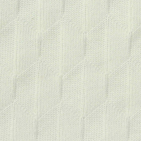 Cream Tone-on-Tone Rib Knit, Cotton