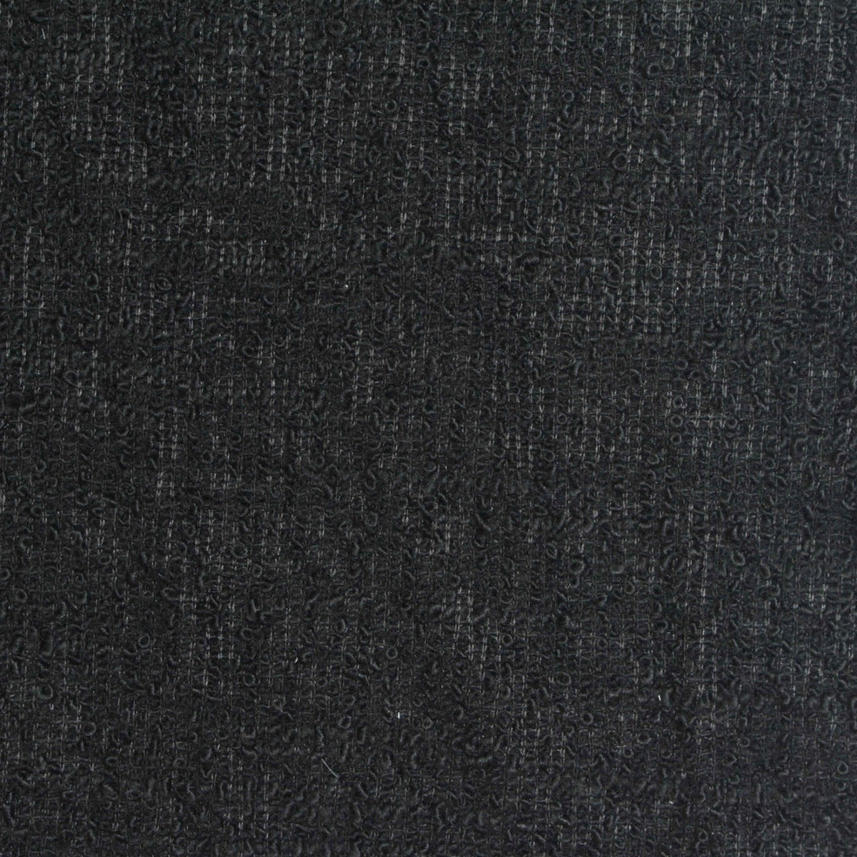 Dark Grey Marl Interlock Knit, Polyester, 265 gsm
