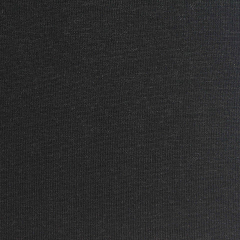 Tencel Lyocell Wool Stretch Jersey Knit Fabric, 140 gsm, 155 cm — Black, ref EF-273638