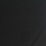 Polyester Viscose Stretch Scuba Knit Fabric, 250 gsm, 165 cm — Black