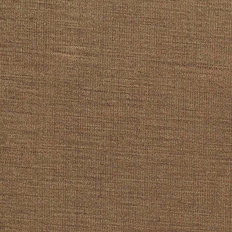 Polyester Viscose Stretch Scuba Knit Fabric, 330 gsm, 165 cm — Brown