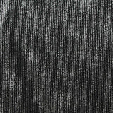 Black Marl Rib Knit, Polyester — texture