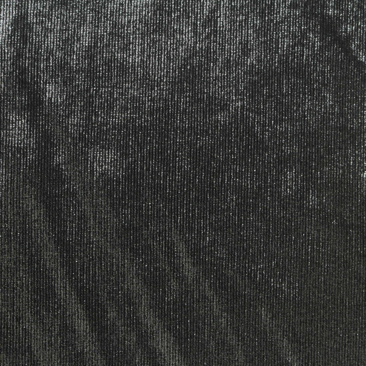 Black Marl Rib Knit, Polyester, 230 gsm