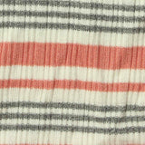 Off-White Horizontal-Stripe Rib Knit, Viscose — texture