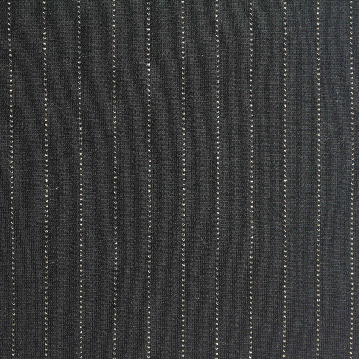 Silver Stripe Ponte Knit, Viscose-Nylon