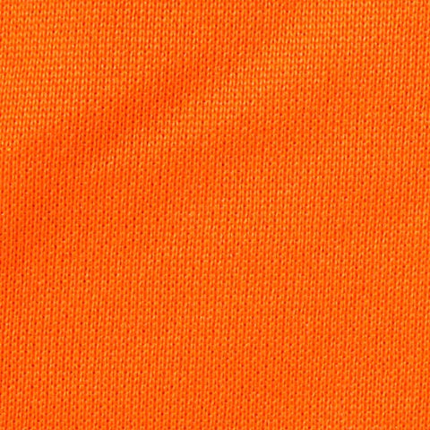 Brushed Polyester Cotton French Terry Fabric, 300 gsm, 165 cm — Orange