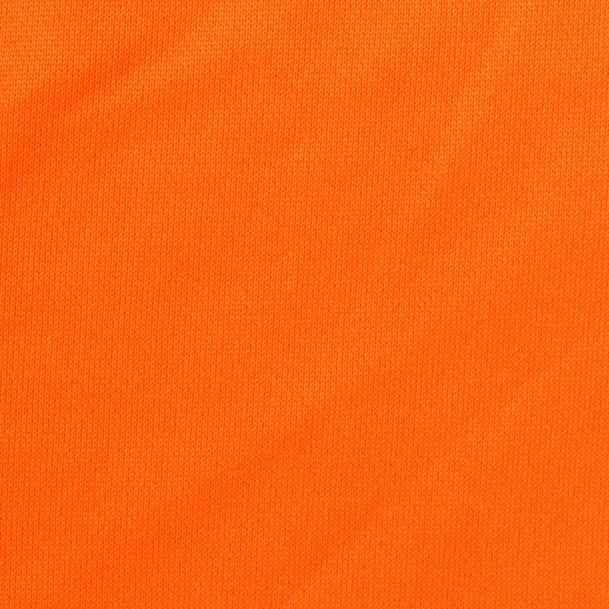 Brushed Polyester Cotton French Terry Fabric, 300 gsm, 165 cm — Orange