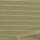 White Horizontal-Stripe Jersey Knit, Nylon-Poly