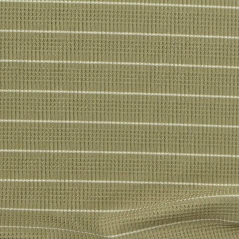 White Horizontal-Stripe Jersey Knit, Nylon-Poly