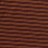 Brown Horizontal-Stripe Warp Knit, Nylon