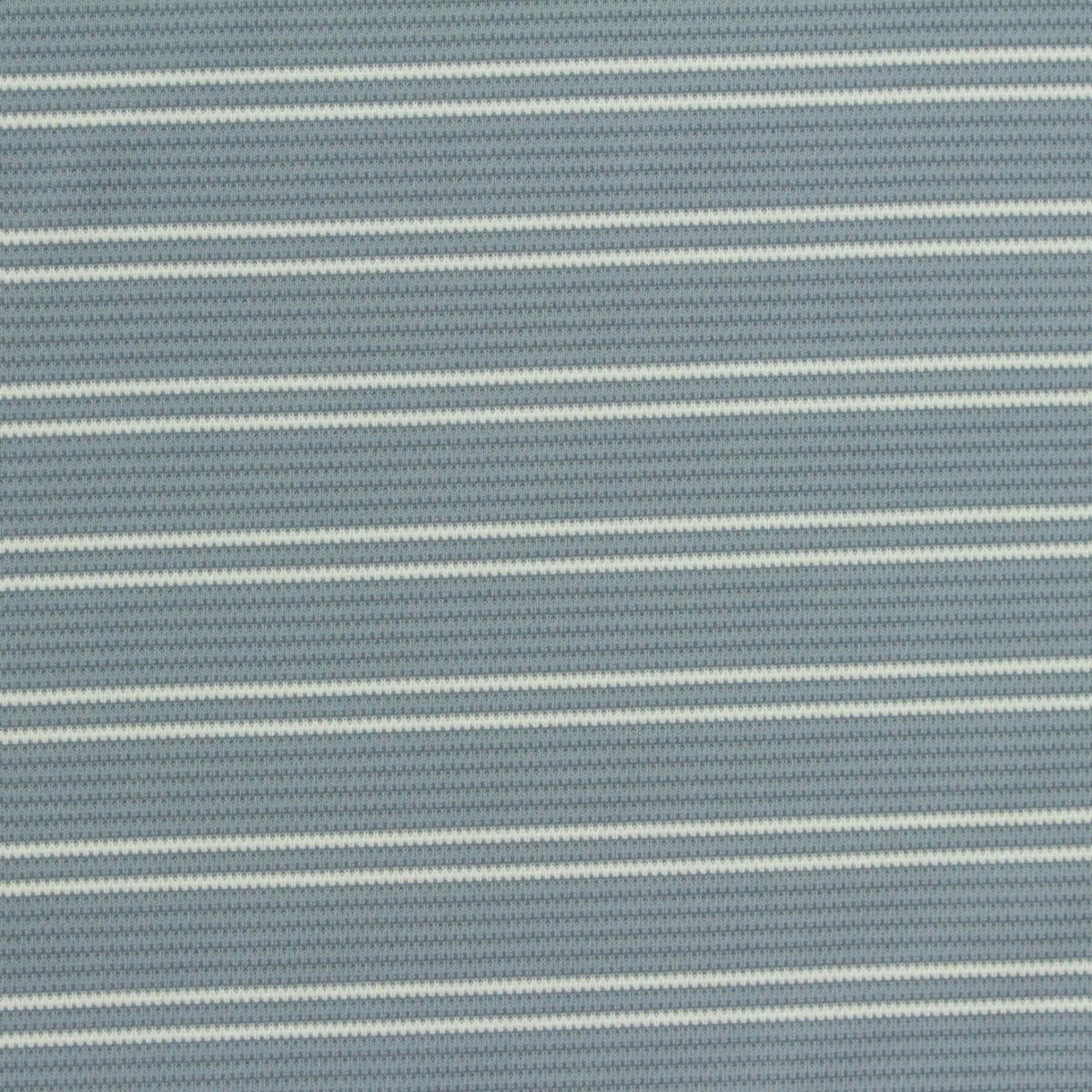 White Horizontal-Stripe Knit, Nylon-Poly