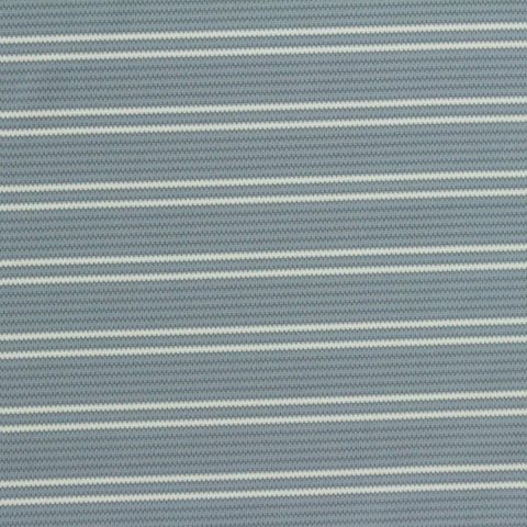 White Horizontal-Stripe Knit, Nylon-Poly
