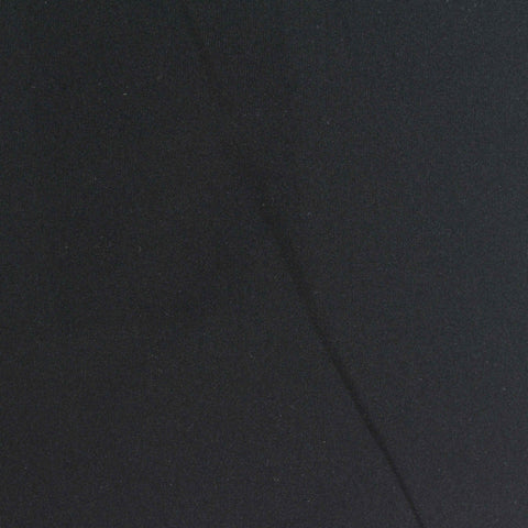 Nylon Stretch Jersey Knit Fabric, 100 gsm, 145 cm — Black