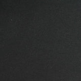 Brushed Cotton Polyester French Terry Fabric, 350 gsm, 180 cm — Black