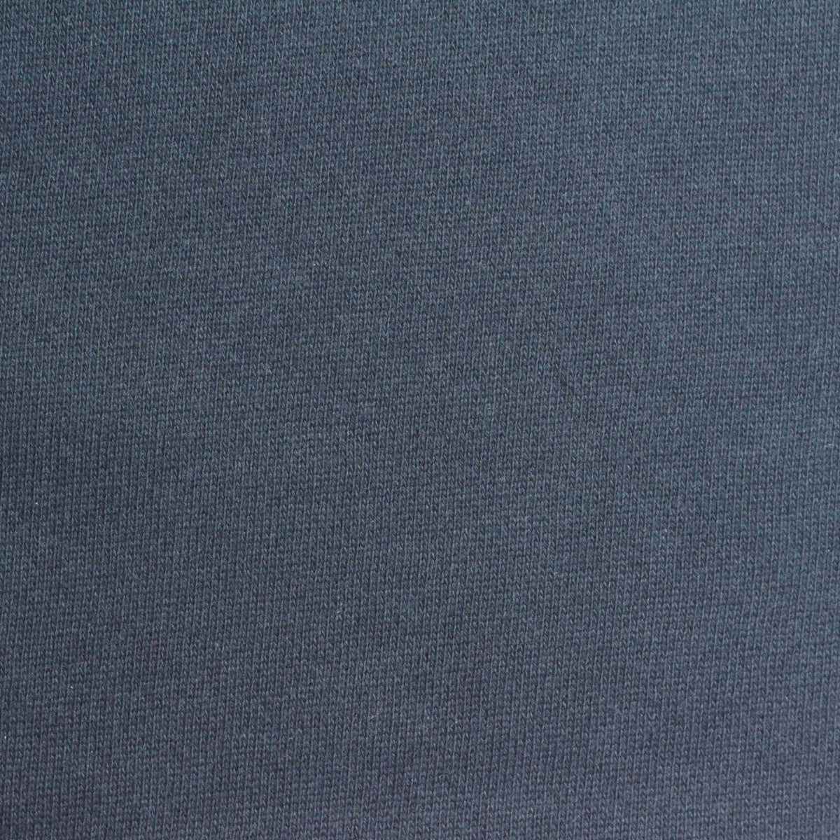 Brushed Cotton Polyester French Terry Fabric, 350 gsm, 180 cm — Navy