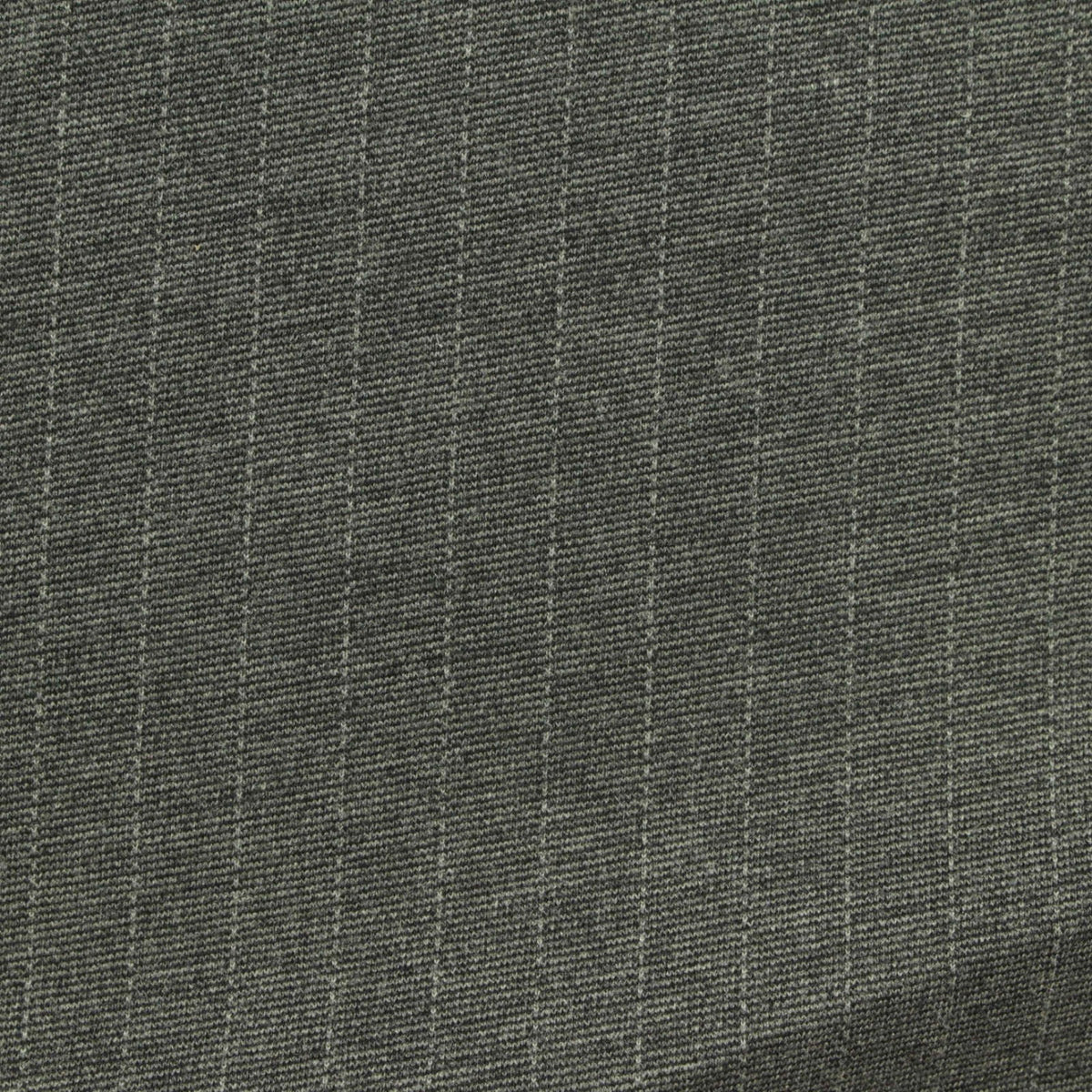 Light Grey Vertical-Stripe Ponte Knit, Poly-Viscose, 360 gsm