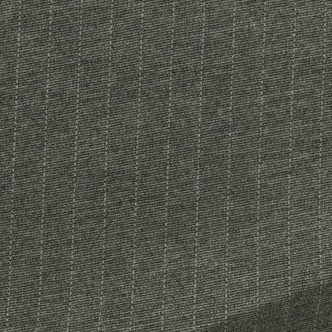 Light Grey Vertical-Stripe Ponte Knit, Poly-Viscose, 360 gsm