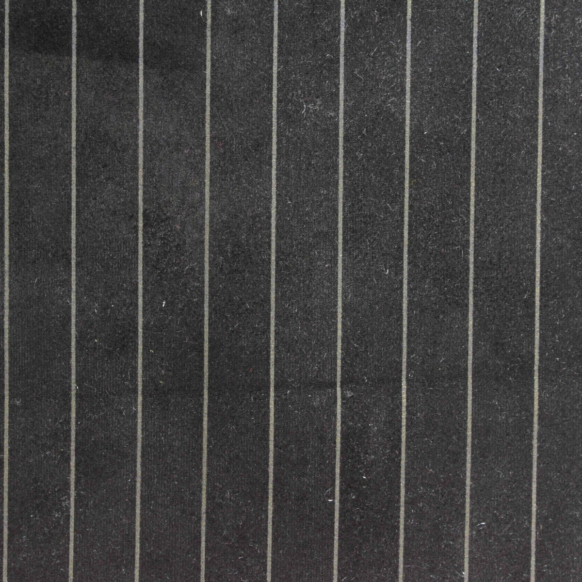 Light Grey Vertical-Stripe Faux Suede, Polyester
