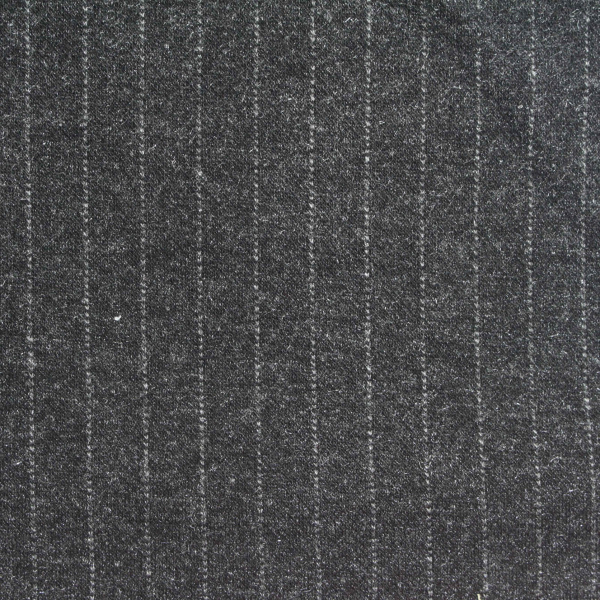 White Pinstripes Ponte Knit, Viscose-Poly