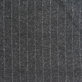 White Pinstripes Ponte Knit, Viscose-Poly