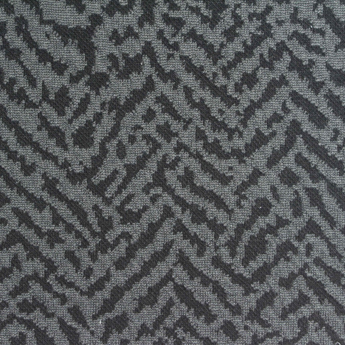 Jacquard Polyester Stretch Interlock Knit Fabric, 260 gsm, 140 cm — Grey