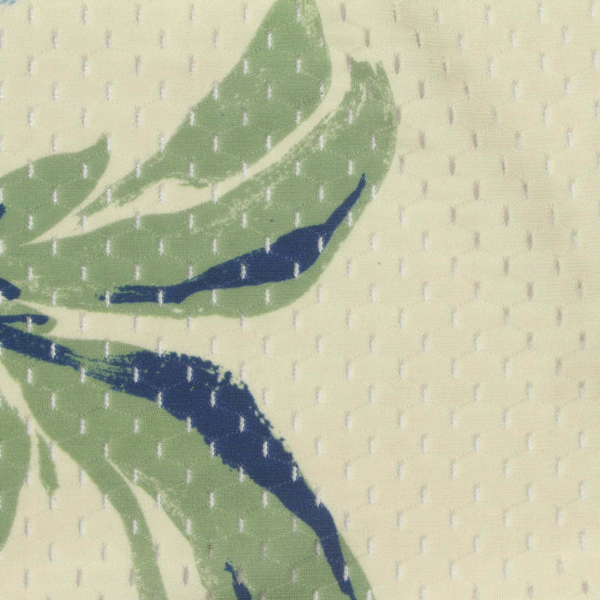 Green Floral Mesh, Nylon