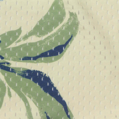 Green Floral Mesh, Nylon