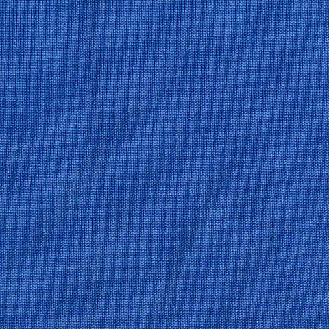 Polyester Stretch Milk Silk Knit Fabric, 140 gsm, 160 cm — Blue