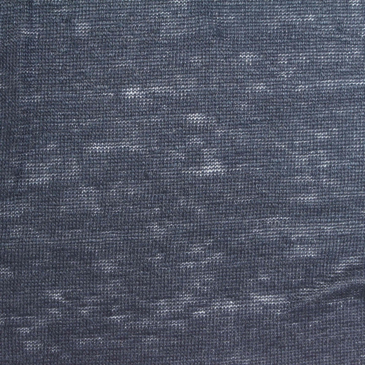 Navy Heather Jersey Knit, Linen