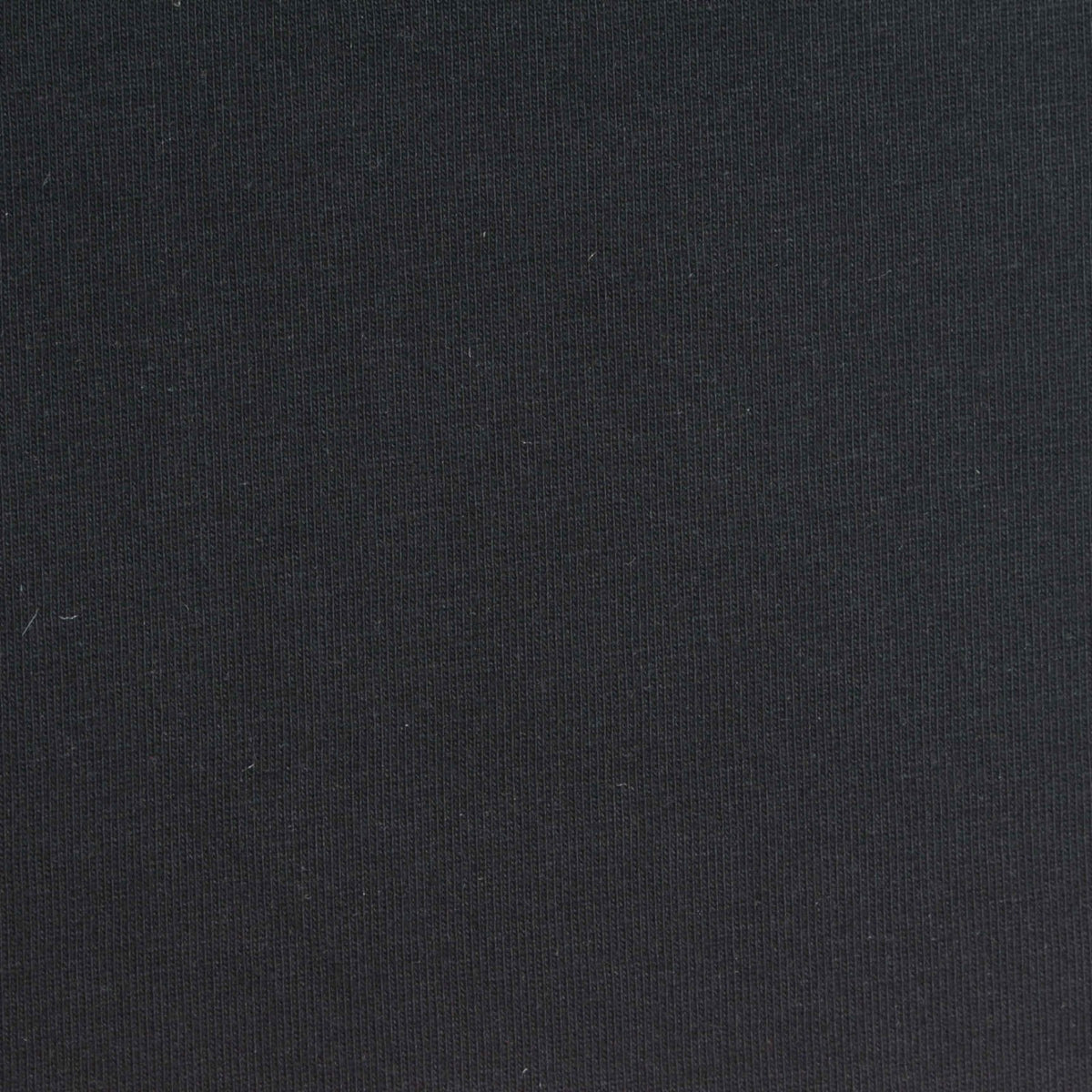 100% Cotton Jersey Knit Fabric, 180 gsm, 175 cm — Black