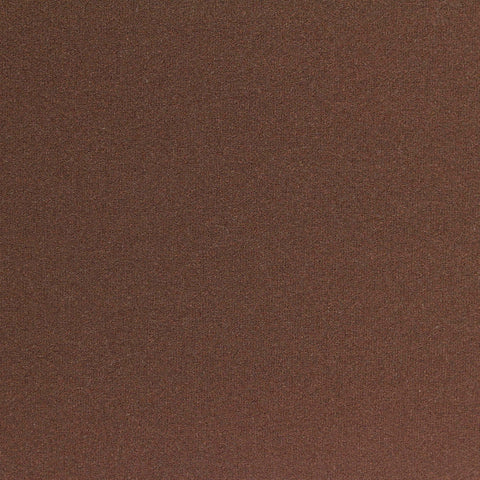 Polyester Stretch Scuba Knit Fabric, 255 gsm, 170 cm — Brown
