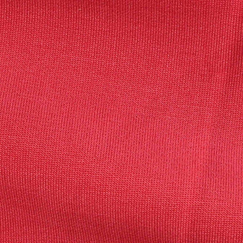 Polyester Tencel Lyocell Stretch Scuba Knit Fabric, 250 gsm, 165 cm — Red