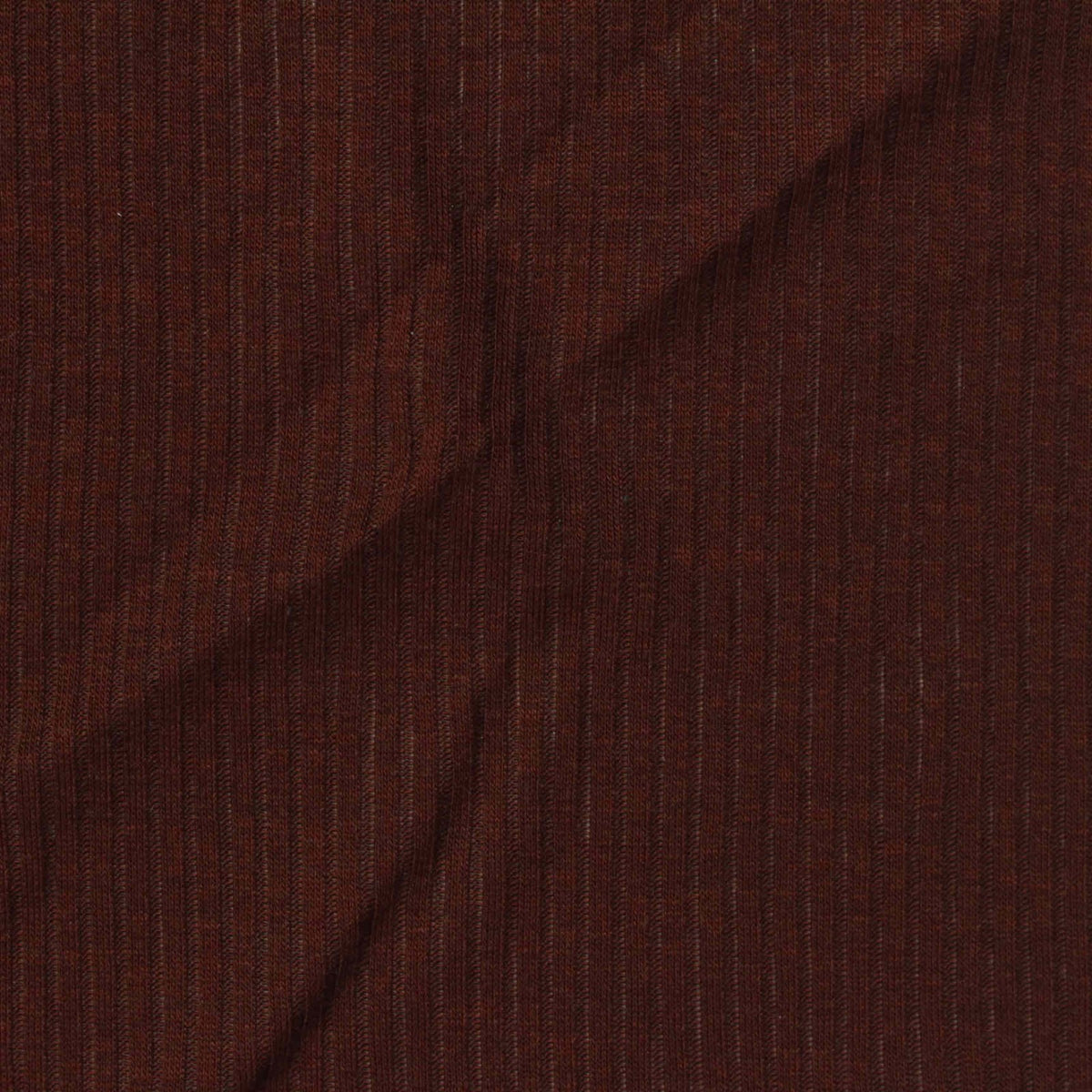 Light Brown Stripes Rib Knit, Tencel Lyocell-Wool
