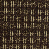 Dark Brown Grid Bouclé, Polyester