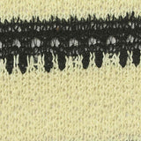 Dark Grey Horizontal-Stripe Chunky Knit, Poly-Cotton — texture