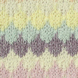 Striped 100% Polyester Chunky Knit Fabric, 355 gsm, 174 cm — Multi — texture