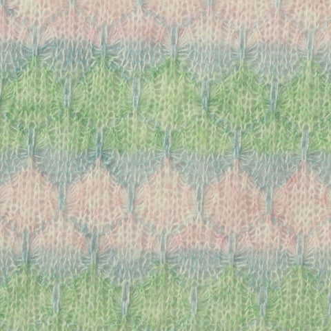 Pastel Pink Marl Chunky Knit, Polyester